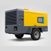 Compresseur d'air à vis diesel portable 16 bars Atlas Copco X-AIR 520-16 pour l'exploitation minière en carrière et le forage de puits d'eau