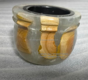 Produits en gros Résine en bois Artisanat Arabe Bukhoor Brûleur Décor À La Maison Ornements Brûleur D'encens parfum par rfcrafts - Product Image 1