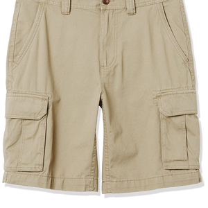 Men's Solid Color <b>Cargo</b> <b>Shorts</b> Mid Waist Casual Style Breathable Woven Fabric Button Fly Design - Product Image 6