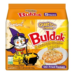 Fideos con Sabor a Pollo Picante, Fideos con Queso, Fideos Buldak - Product Image 3