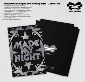 LE SSERAFIM Segundo Álbum Sencillo [Made My Night] Versión COMPACTA K-Pop Libro Electrónico (CD) Música Papel Plástico Idioma Coreano Todo en Uno - Product Image 2