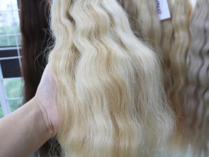 Precio al por mayor Extensiones de cabello a granel Cabello humano Double Drown 100 gramos Colores claros 16 pulgadas - Product Image 6