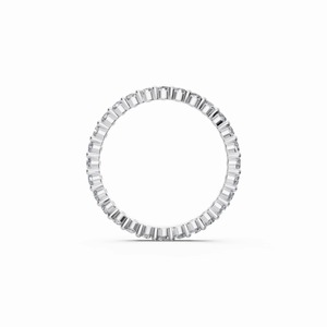 Anillo de Diamantes Cultivados en Laboratorio CVD, Redondos, de Oro Blanco de 18K, con Certificación IGI, Tipo Eternity - Product Image 2