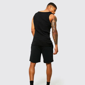 Shorts décontractés en toile pour hommes, style oversize, pantalon de plage tendance, shorts de jogging personnalisés en nylon/coton - Product Image 5