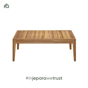 Mesa de Centro de Madera de Teca Sólida de Diseño Moderno, Ecológica y Resistente al Agua para Uso en Exteriores, Playa y Hoteles, Último Modelo en Oferta - Product Image 4