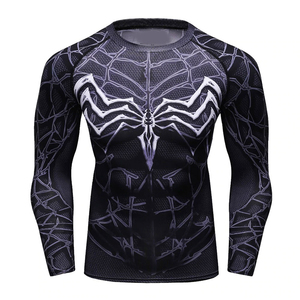 Rashguard personnalisé ODM de haute qualité pour hommes, vente en gros, rashguard en spandex pour BJJ, surf et plongée - Product Image 1
