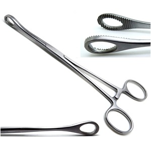 Pinces à éponges en acier inoxydable SureMed Instruments de qualité supérieure, réutilisables, pour la chirurgie, usage médical hospitalier, OEM CE - Product Image 1