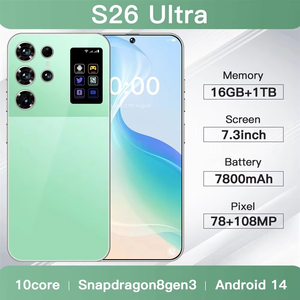 Nuevo Modelo S26 Ultra 5G, Teléfono Inteligente de 7.3 Pulgadas, Desbloqueado, Doble SIM, 16GB+1TB de Almacenamiento, Pantalla LED Inteligente 4K, Compatible con LTE - Product Image 5