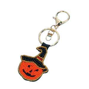 Breloques artisanales Halloween BOO pour la fabrication de bijoux, pendentifs colorés en verre et acrylique - Product Image 5