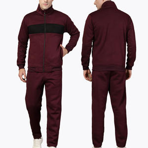 Nouveaux ensembles de survêtements pour hommes en coton et polyester, en molleton, pour le sport, le jogging, décontractés et respirants - Product Image 1