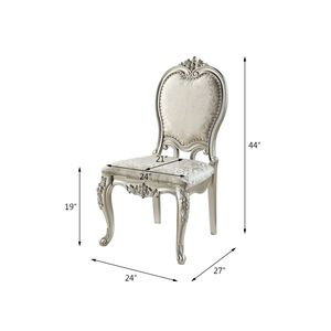 Set di 2 tessuti e Champagne per sala da pranzo con sedia laterale Bently - Product Image 2