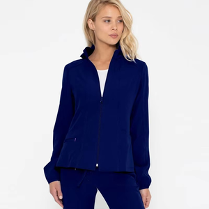 Venta al por Mayor de Uniformes Médicos de Alta Calidad, Chaqueta de Hospital Unisex con Logotipo Personalizado, Tejida, Transpirable y Cómoda, OEM - Product Image 3