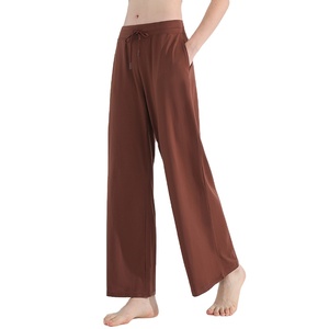Quick Dry Breathable Solid Color High Waist Stretch Fitness Yoga <b>Flare</b> Pants Women Fitness <b>Leggings</b> - Product Image 1