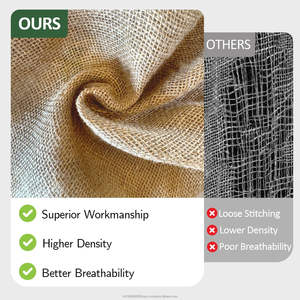 100% Natural Eco-Friendly Durable Biodegradable Jute <b>Hessian</b> Geotextile Fabric 300g/m Width 40Inch X 40Ft 10oz <b>Roll</b> Bangladesh - Product Image 3