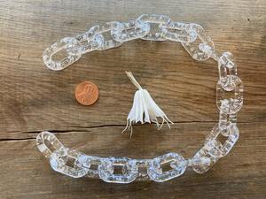 Cadena Decorativa de Resina para Pared, Arte Moderno de Eslabones Acrílicos para Decoración Elegante del Hogar y la Sala de Estar - Product Image 4