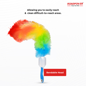 ROADPOWER (RP-DUS-01) Electrostatic <b>Feather</b> Duster Reusable, Scratch Free Dusting Tool For Car With Retractable Cover - Product Image 2