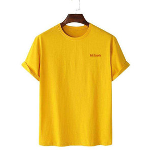 เสื้อยืดคอกลมแขนสั้นผู้ชายทรงปกติ ผ้าฝ้าย 100% เป็นมิตรกับสิ่งแวดล้อม ระบายอากาศได้ดี ขายดีออนไลน์ ราคาถูก ขายส่ง - Product Image 1