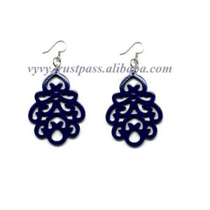 Boucles d'oreilles à clip en corne de buffle d'eau naturelle du Vietnam pour les fêtes de mariage ou les cadeaux bijoux de mode VE282 - Product Image 1