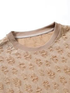 เสื้อยืดวินเทจทรงหลวม แขนสั้น ลุคซีดจาง แต่งดีเทลเท่ๆ สไตล์ดิสเทรส - Product Image 3