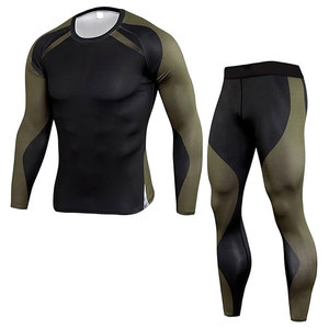 ชุดแรชการ์ดผู้ชายขายดี นุ่มสบาย คุณภาพดีเยี่ยม ระบายอากาศได้ดี ทรงเข้ารูป น้ำหนักเบา เหมาะสำหรับการเล่นกีฬา - Product Image 1