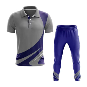 High quality custom logo design Cricket kit 6 Custom Team Name Cricket kit Hot Selling Cricket Uniform - Product Image 6