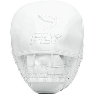 Dernier modèle OEM Gants de frappe en cuir de vachette véritable avec protection des doigts pour la boxe, le MMA, le Muay Thai et le Kickboxing – Blanc - Product Image 3