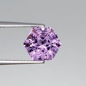 Ametista natural hexagonal de corte personalizado, piedra preciosa suelta, cristal púrpura para joyería - Product Image 4