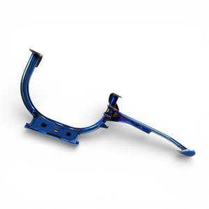 Soporte Central para Motocicleta de Carreras, Acero Inoxidable 304, Acabado Azul Titanio, Certificado ISO 9001, Fabricación Personalizada de Fábrica OEM - Product Image 3