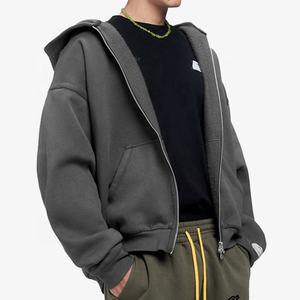 2025 Men's Zip up <b>Hoodie</b> Custom Logo <b>Soft</b> High Quality 100% Cotton for Winter Personalized Design for Sale - Product Image 6