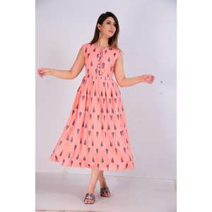 Traje Salwar Casual de Verano AARTI FASHION, Cintura Imperio, Silueta en A, Tejido Transpirable, Diseño Sencillo para Uso Diario - Product Image 1