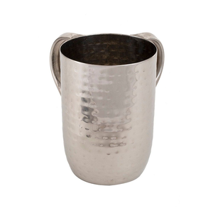 Taza de Lavado de Acero Inoxidable con Diseño de Grano de Madera, Recipiente Moderno y Decorativo para Lavarse las Manos - Product Image 2