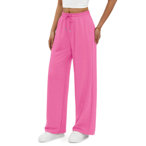 Pantalones de Mujer de Nueva Llegada, Modernos, Holgados, Casuales, Deportivos, con Cintura Elástica, de Forro Polar, Estilo Baggy, de Pierna Recta, para Actividades al Aire Libre - Product Image 4