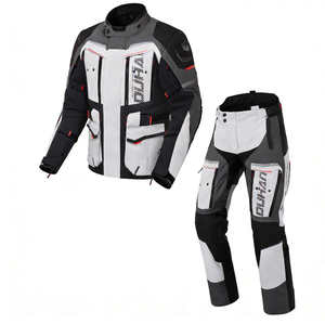 Combinaison de moto Duhan D-25911, veste et pantalon imperméables, super vitesse, course, avec doublure coupe-vent, veste de moto pour motards - Product Image 1