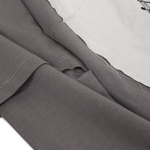 Camisetas de Manga Larga para Hombre, 100% Algodón, Estilo Vintage, Personalizables, de Doble Capa, Corte Holgado y Desgastado - Product Image 6