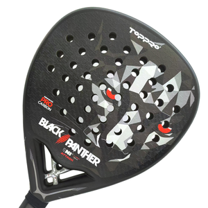 Raquetas de Pádel Profesionales de Alta Calidad - Marco de Carbono y Fibra de Vidrio, Forma de Gota, Peso de 350-370g, Dureza Suave de EVA - Product Image 1