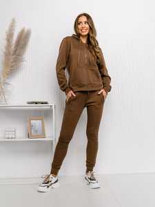 Chándal de Mujer Personalizado de Otoño, Diseño Vintage 2 en 1, Viscosa/Poliéster, Manga Larga, Oversize, Ligero, Estilo Urbano, OEM 2025 - Product Image 2