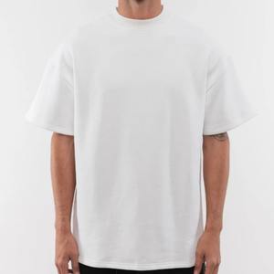 T-shirts de luxe à épaules tombantes OMMIZ, T-shirt imprimé par sérigraphie pour homme, épais, lourd, surdimensionné, coupe carrée, en coton personnalisé - Product Image 3