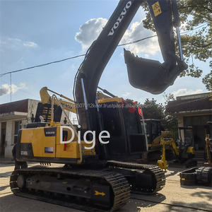 Excavatrice sur chenilles hydraulique d'occasion VOLVO EC140DL 14 tonnes, composants hydrauliques Komatsu - Pompe moteur - Fonctionnement stable et flexible - Product Image 6