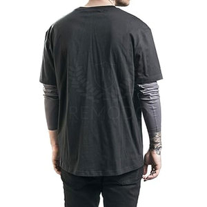 Camiseta de Manga Larga para Hombre, Fabricada a Medida, de Alta Calidad, 100% Algodón, Doble Capa, Cuello Redondo, Venta al Por Mayor - Product Image 4
