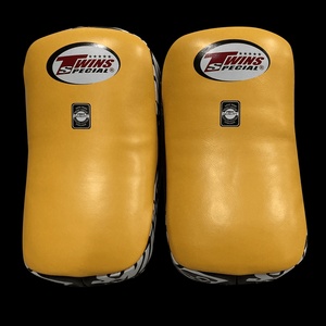 Custom <b>Kick</b> Pads Genuine Leather High Quality Muay Thai Boxing Training Pads Customizable Size & Color Twins <b>Kick</b> <b>Shield</b> - Product Image 5