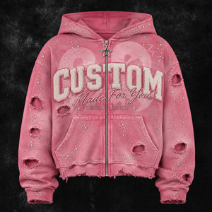 Wholesale Custom <b>Hoodie</b> <b>600gsm</b> Fleece Oversized Streetwear Fit for US Cold Weather Collections Embroidery - Product Image 6