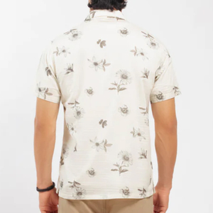 เสื้อเชิ้ตฮาวายแห้งเร็วสำหรับฤดูร้อน ขายส่ง ผลิตจากโพลีเอสเตอร์ 100% ชุดเสื้อและกางเกงขาสั้นสองชิ้นลายพิมพ์ เสื้อฮาวายสำหรับผู้ชาย - Product Image 4