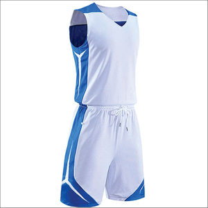 Conjunto de Uniforme de Baloncesto de Verano de Secado Rápido y Transpirable, 100% Poliéster, con Impresión de Logotipo Personalizado, MOQ Bajo - Product Image 6