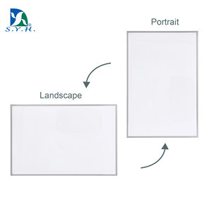 Pizarra Magnética Moderna con Marco Grueso de Aluminio, Montable en Pared, 45×60cm, para Uso en Oficina - Product Image 4