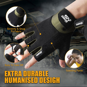 Gants de fitness pour hommes, maintien ferme et solide, stabilité des mains pendant la musculation, la force athlétique, le crossfit, gants à bas prix - Product Image 5