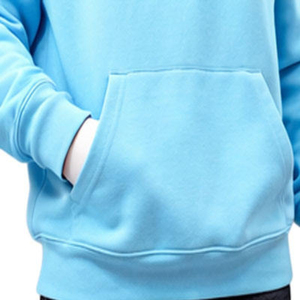 Men's 100% Cotton Fleece <b>Hoodie</b> <b>Plain</b> Heavyweight Pullover Sweatshirt for Casual and Streetwear - Product Image 5