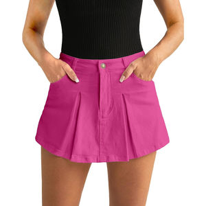 Jupes en jean pour femmes, vêtements décontractés en coton, tenues modernes pour femmes, jupes en jean tendance, tenues décontractées pour femmes. - Product Image 1