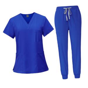 Uniformes Médicos Casuales y Cómodos para Enfermeras, Diseño Moderno, Transpirables, 100% Algodón, Tallas Grandes, Color Personalizado - Product Image 3