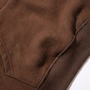 Vente en gros de sweats à capuche personnalisés avec logo brodé, marque privée, coton French Terry, coupe ample, haute qualité, vêtements d'hiver pour hommes - Product Image 5