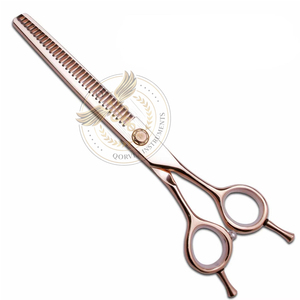 High Quality Curved Stainless Steel Portable Simple Luxury Pet Grooming <b>Scissors</b> Thinning Chunker for <b>Dogs</b> - Product Image 1